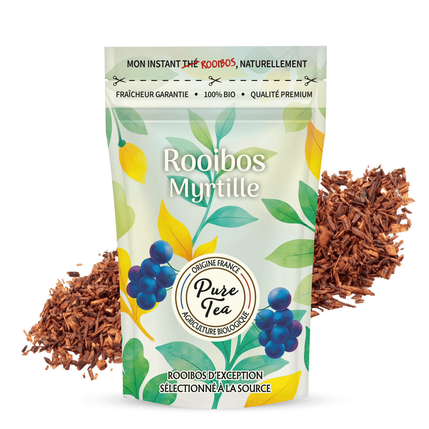 Rooibos Myrtille Bio - Pure Tea