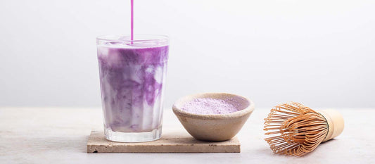 Ube bio premium latte naturel - poudre d'igname violette des Philippines - Pure Tea