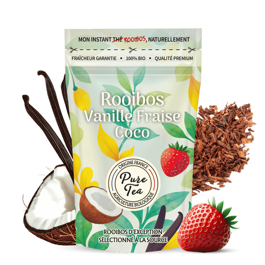 Rooibos Vanille Fraise Coco Bio