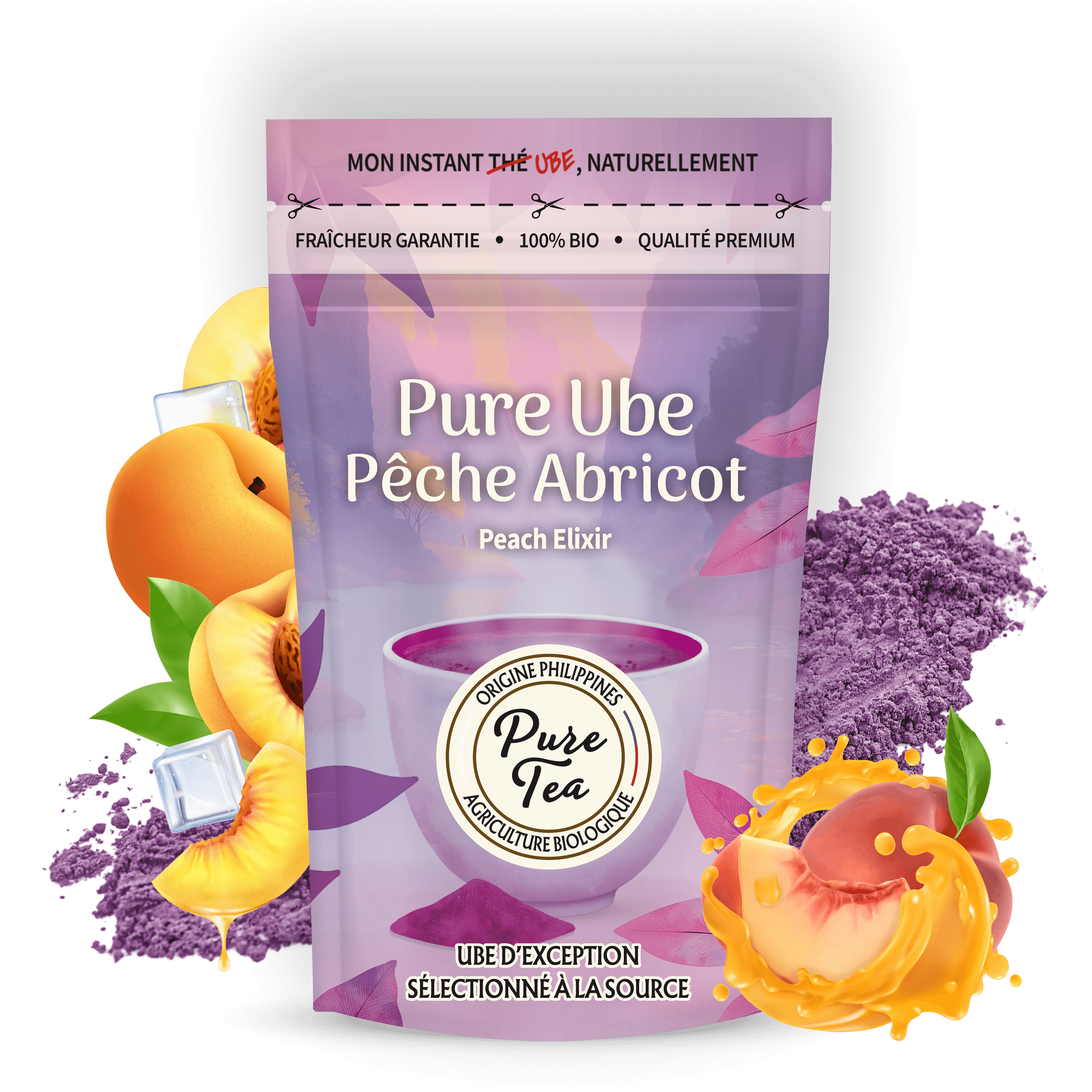 Ube Pêche Abricot