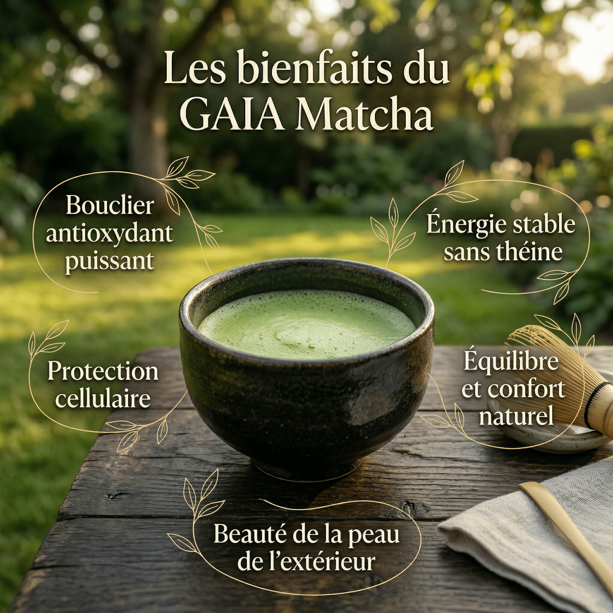 Gaïa Matcha - Matcha de Chanvre Français Sans Caféine – Pure Tea