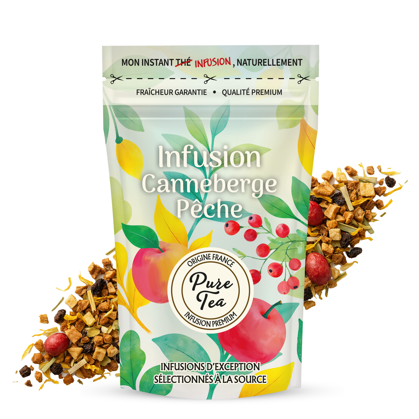 Infusion Canneberge Pêche - Pure Tea
