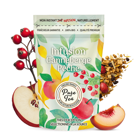 Infusion Canneberge Pêche Bio - Pure Tea