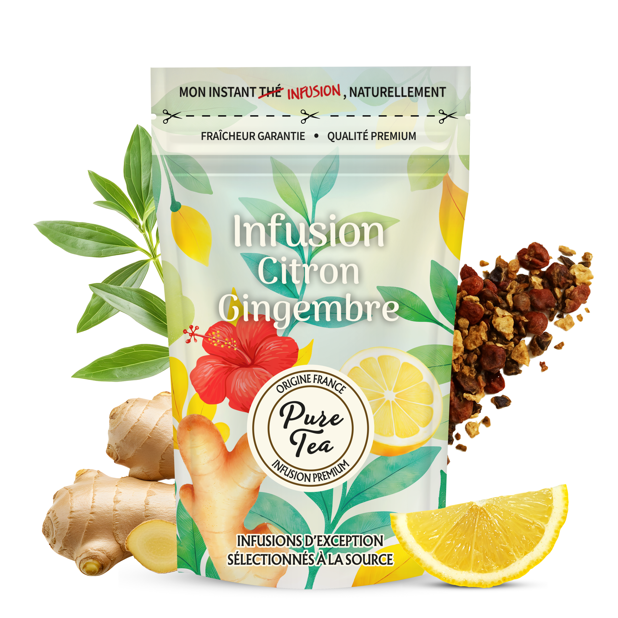Infusion Citron Gingembre - Pure Tea