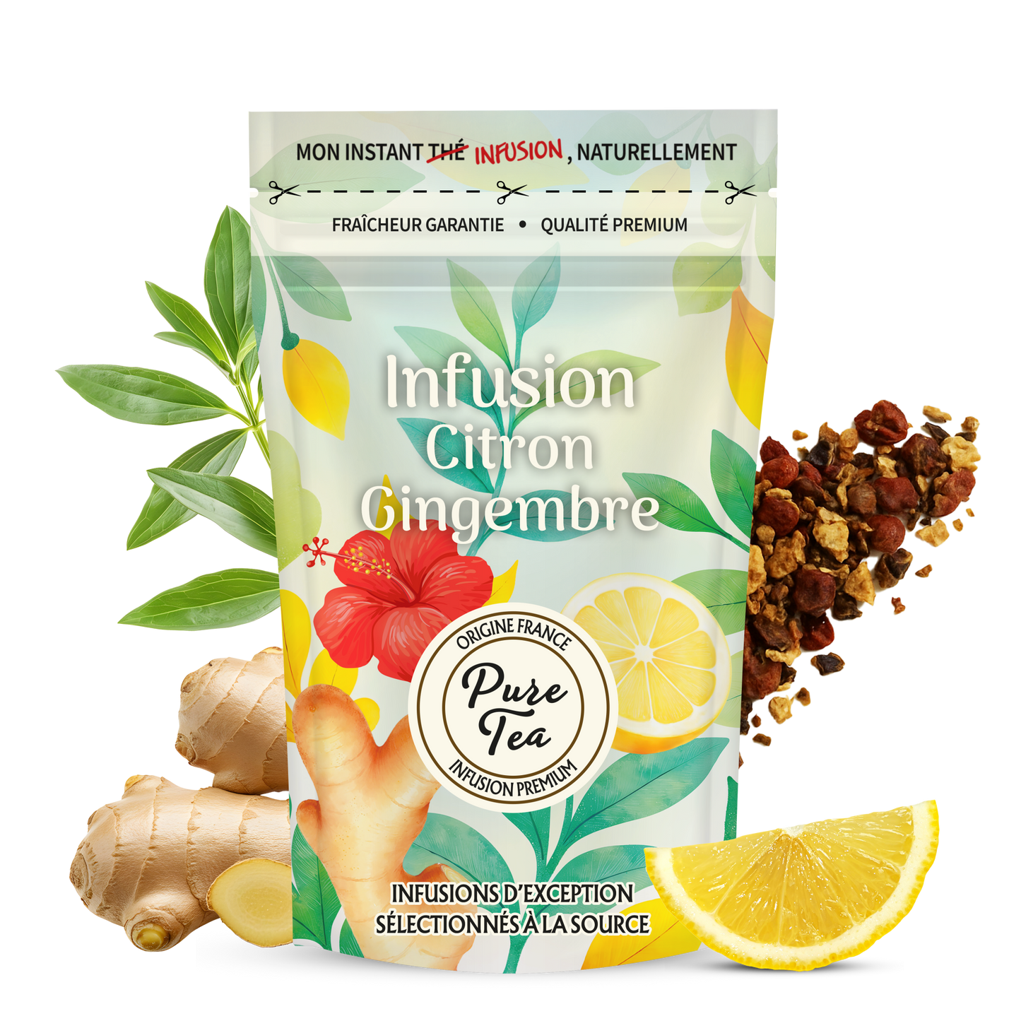 Infusion Citron Gingembre - Pure Tea