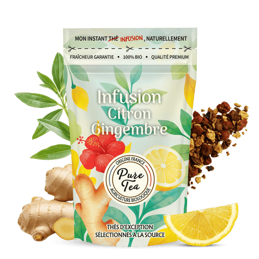 Infusion Citron Gingembre Bio - Pure Tea