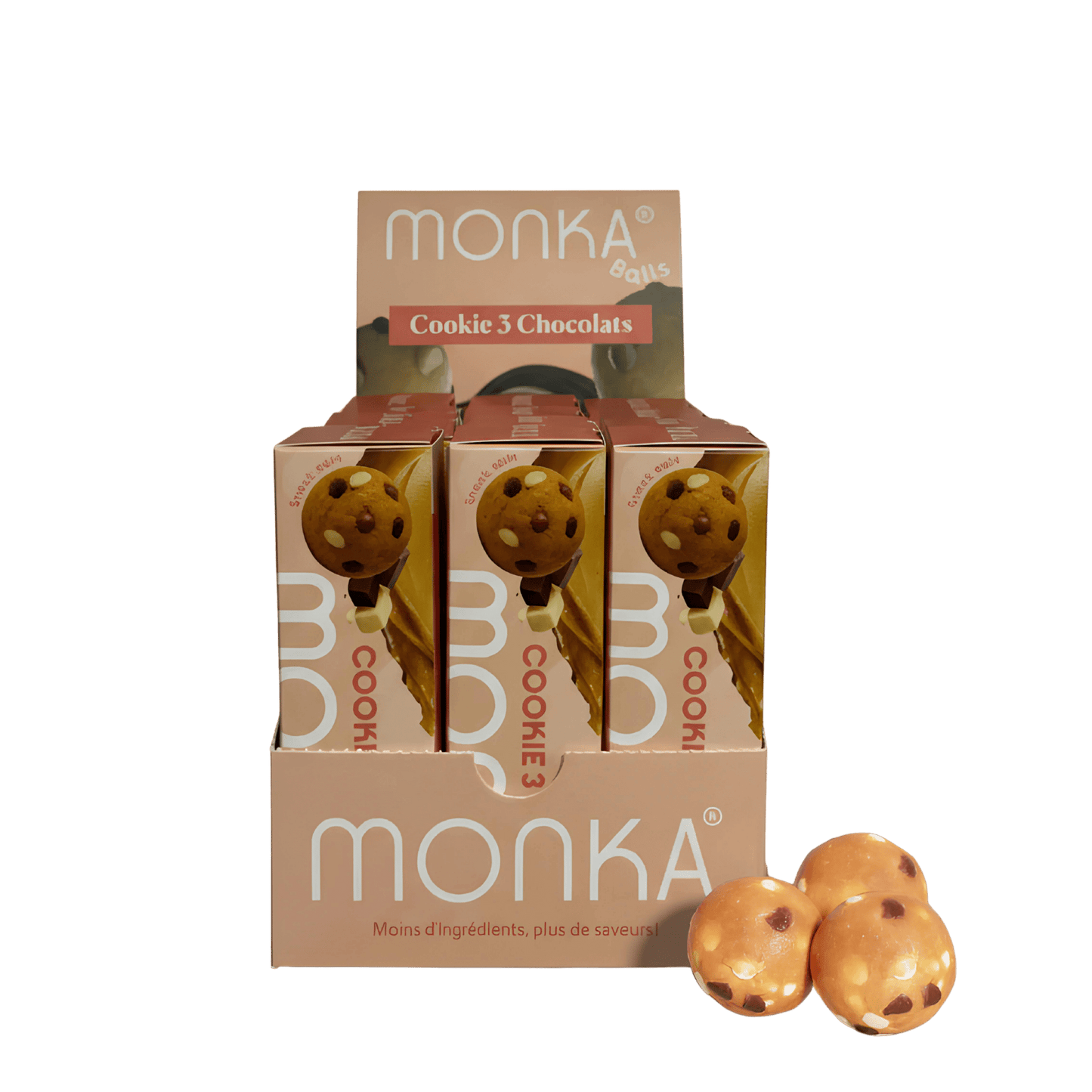 Monka® - Cookie 3 Chocolats (bio) - Pure Tea