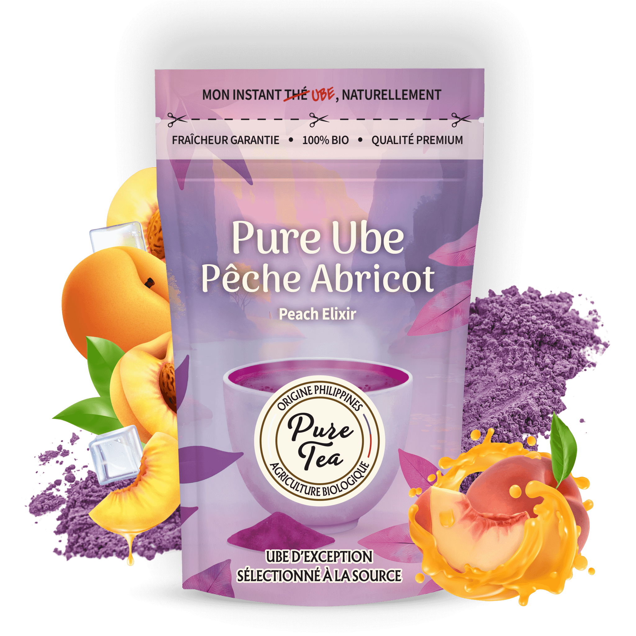 Ube Pêche Abricot