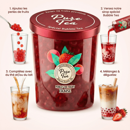 Perles de Fruit - Fraise - Pure Tea