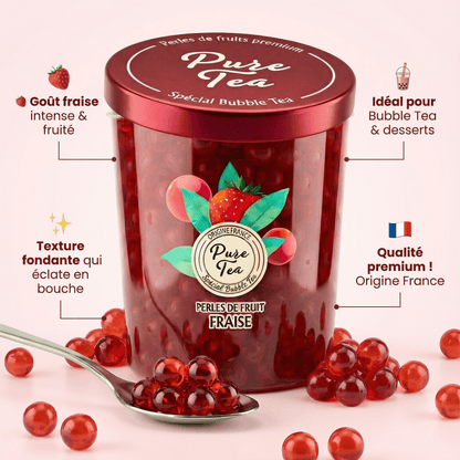 Perles de Fruit - Fraise - Pure Tea