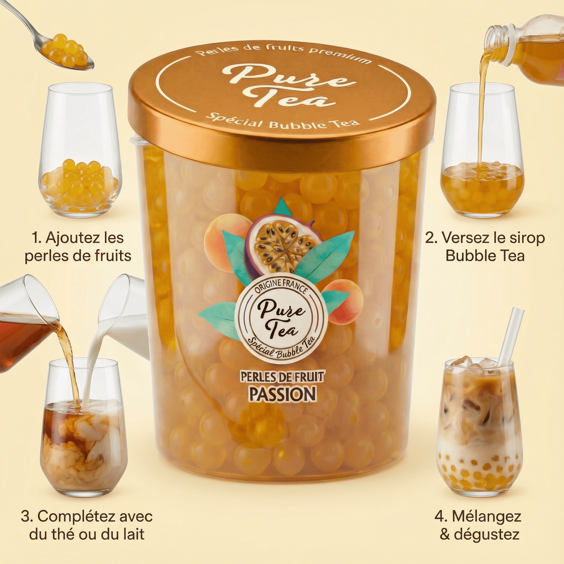 Perles de Fruit - Passion - Pure Tea