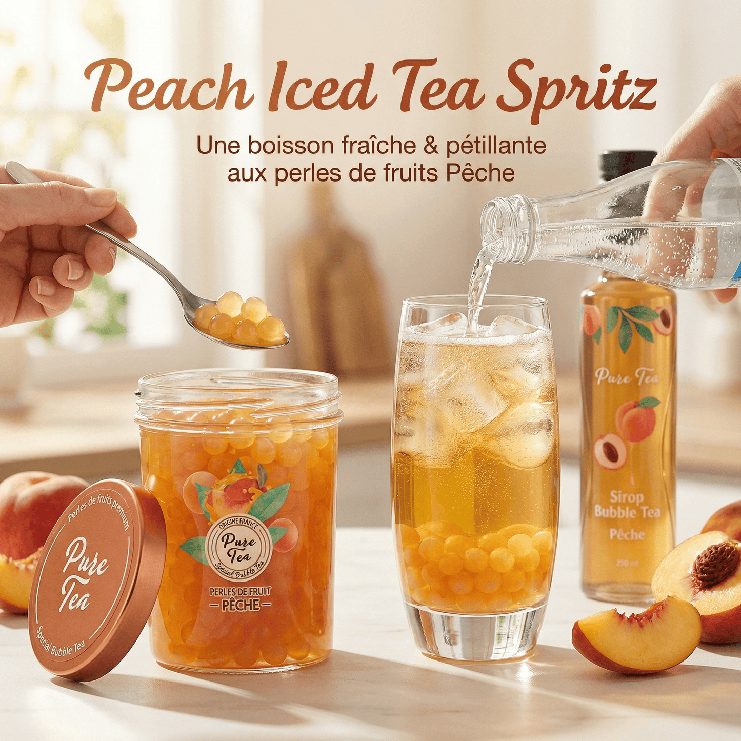 Perles de Fruit - Pêche - Pure Tea