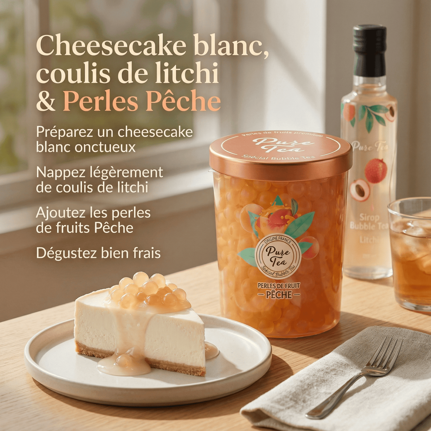 Perles de Fruit - Pêche - Pure Tea