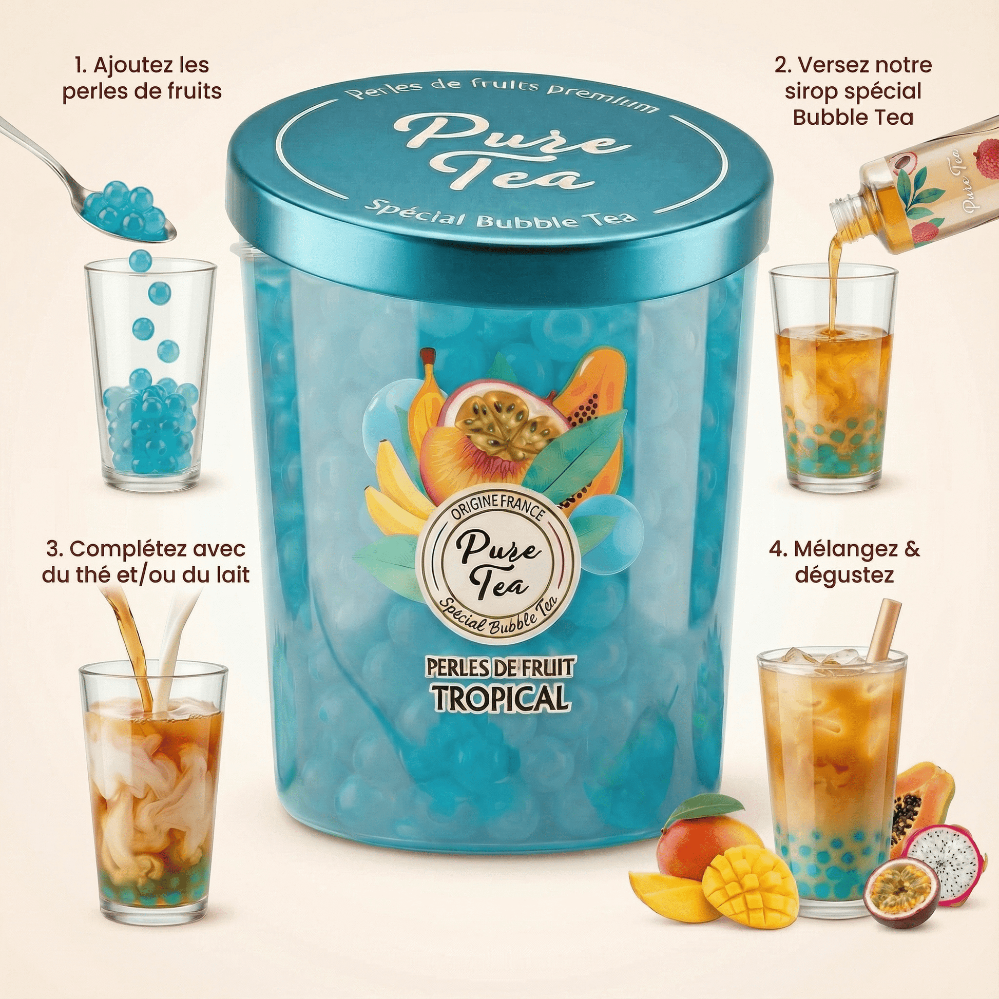 Perles de Fruit - Tropical - Pure Tea