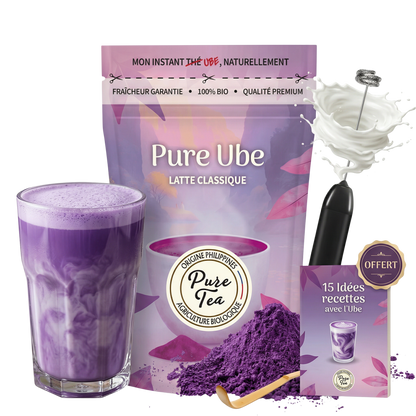 Pack Découverte Ube - Mousseur + Chashaku + 100 Gr + Recettes