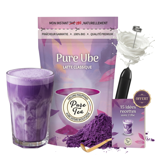 Pack Découverte Ube - Mousseur + Chashaku + 100 Gr + Recettes