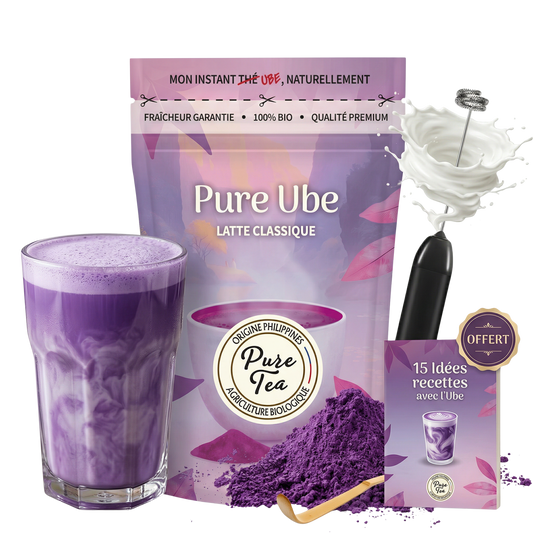 Pack Découverte Ube - Mousseur + Chashaku + 100 Gr + Recettes