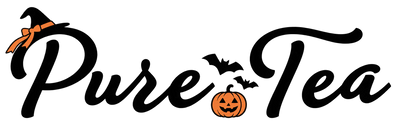 Pure Tea — logo Halloween