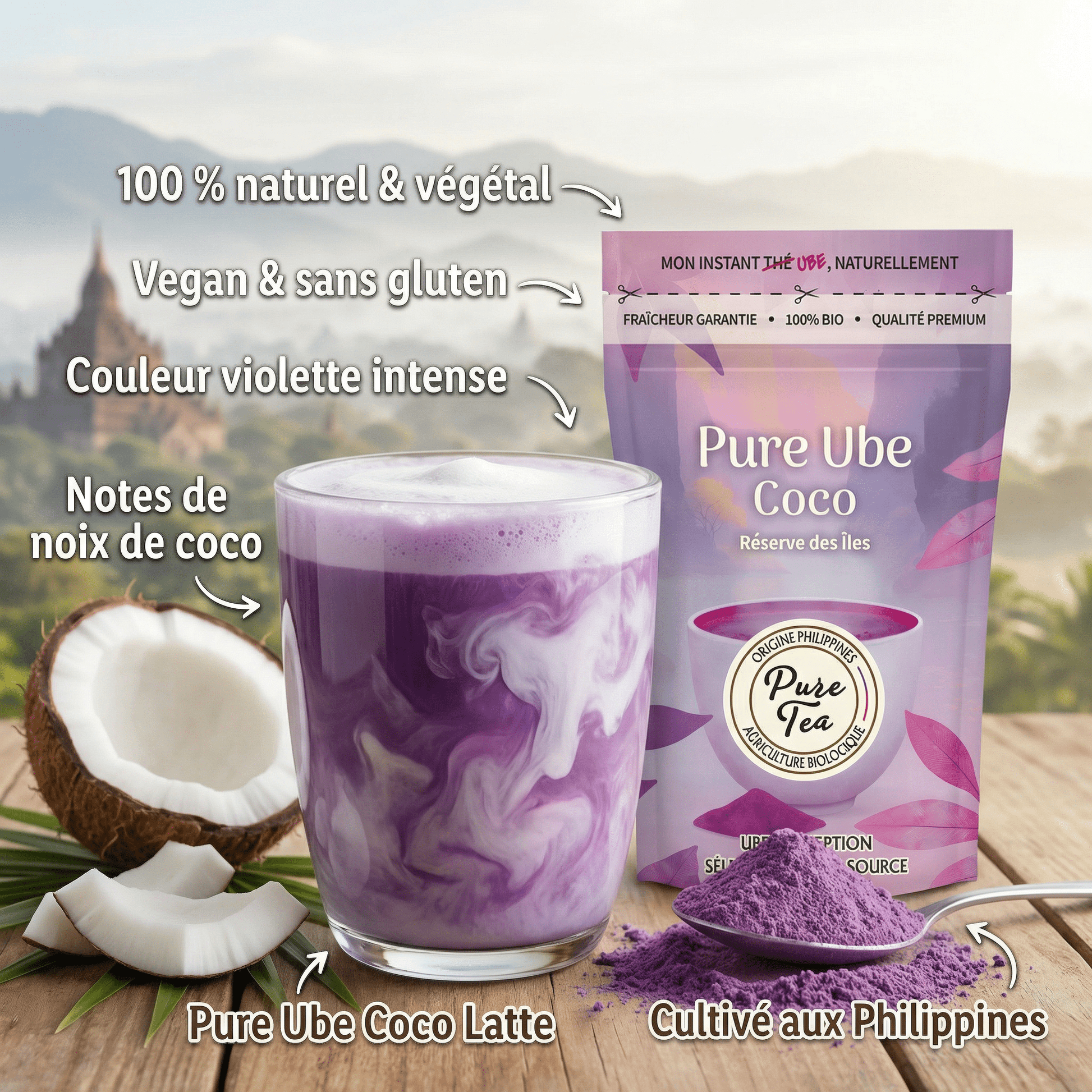 Pure Ube Coco - Pure Tea
