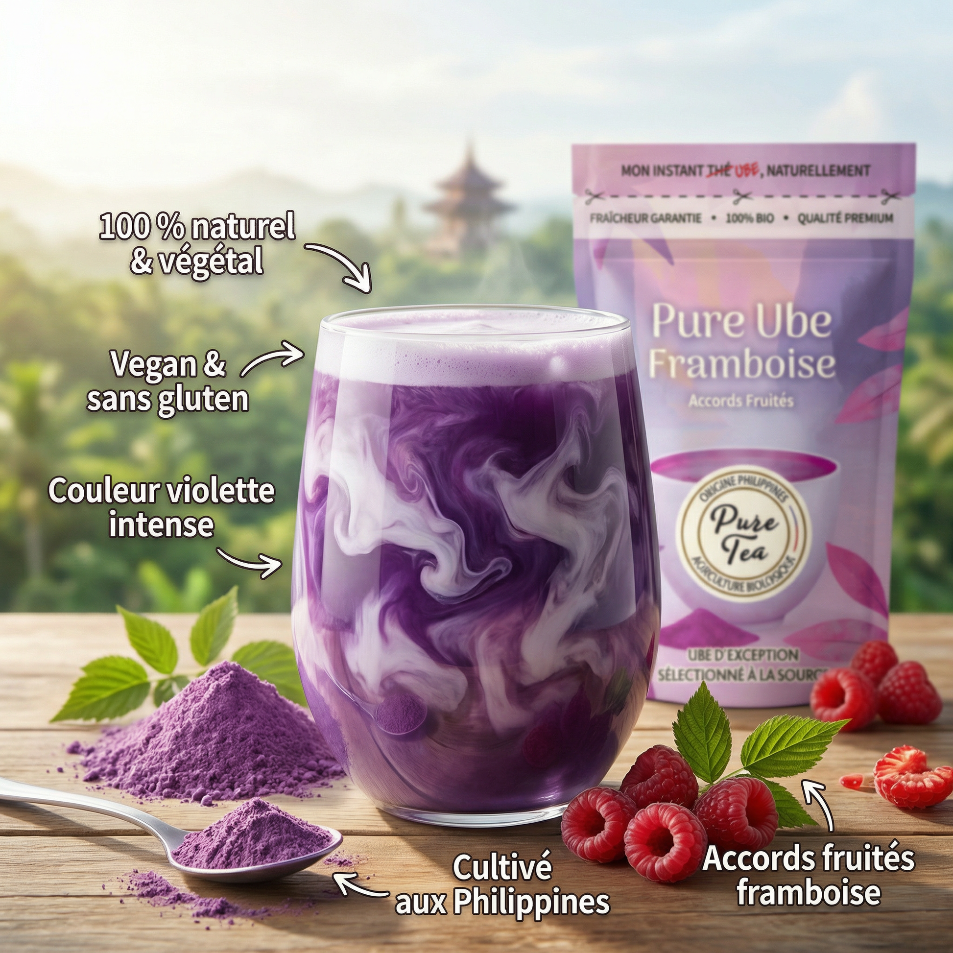 Pure Ube Framboise - Pure Tea