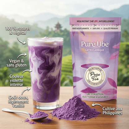 Pure Ube Latte - Pure Tea