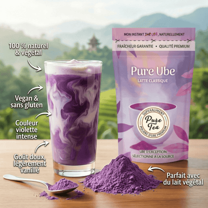 Pure Ube Latte - Pure Tea