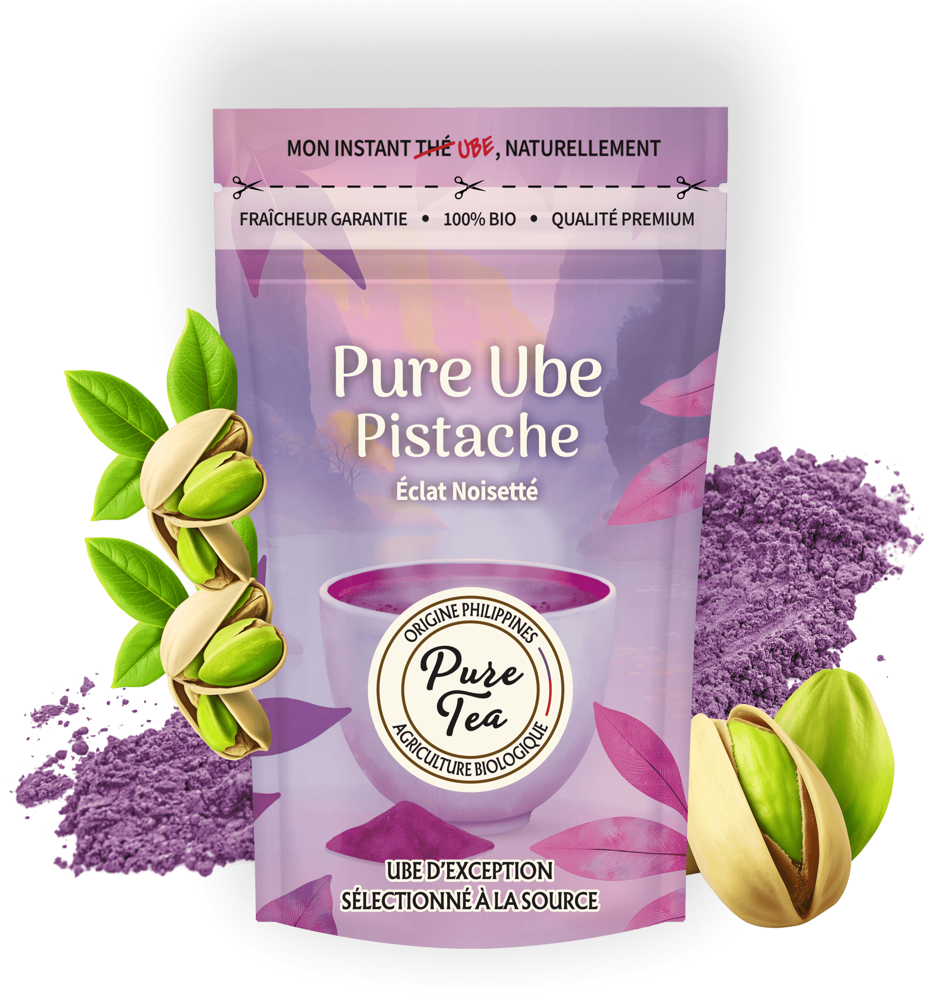 Pure Ube Pistache - Pure Tea