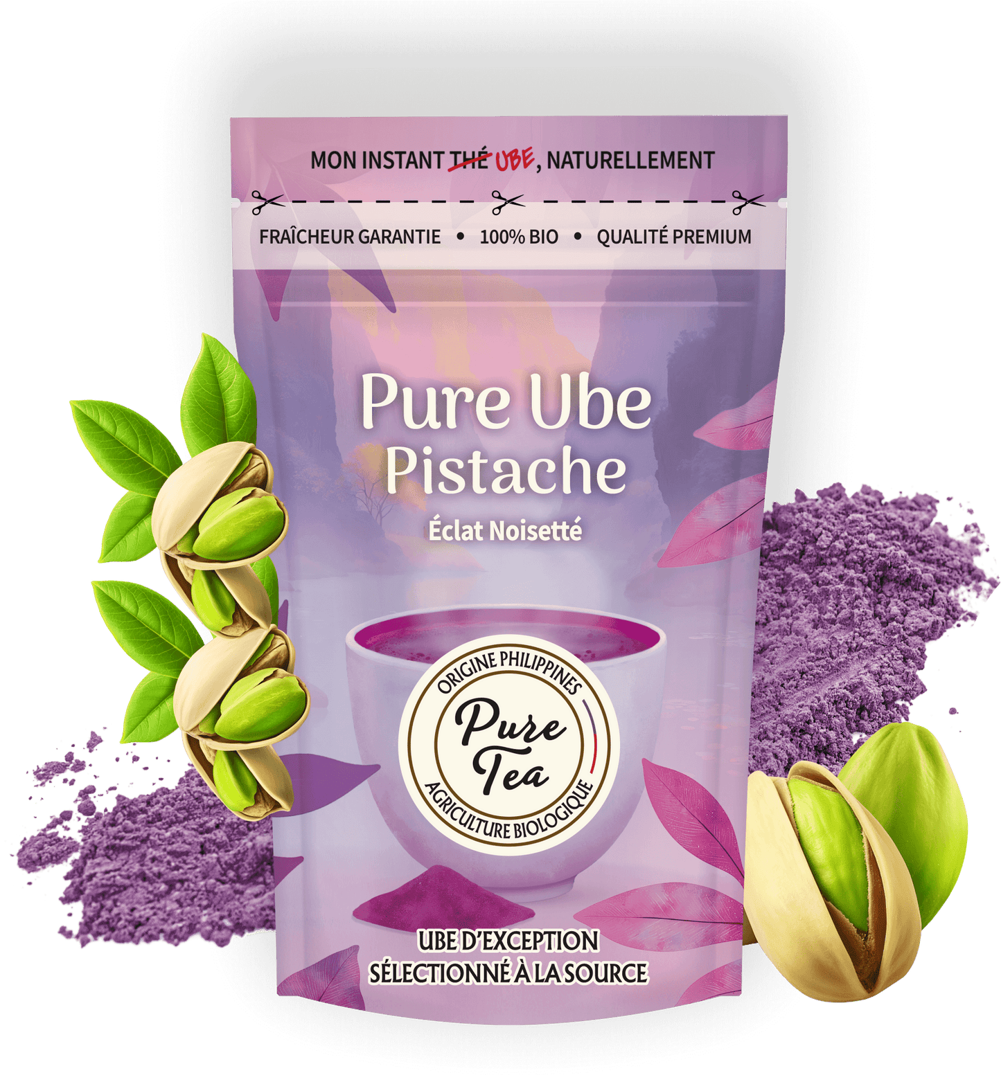 Pure Ube Pistache - Pure Tea