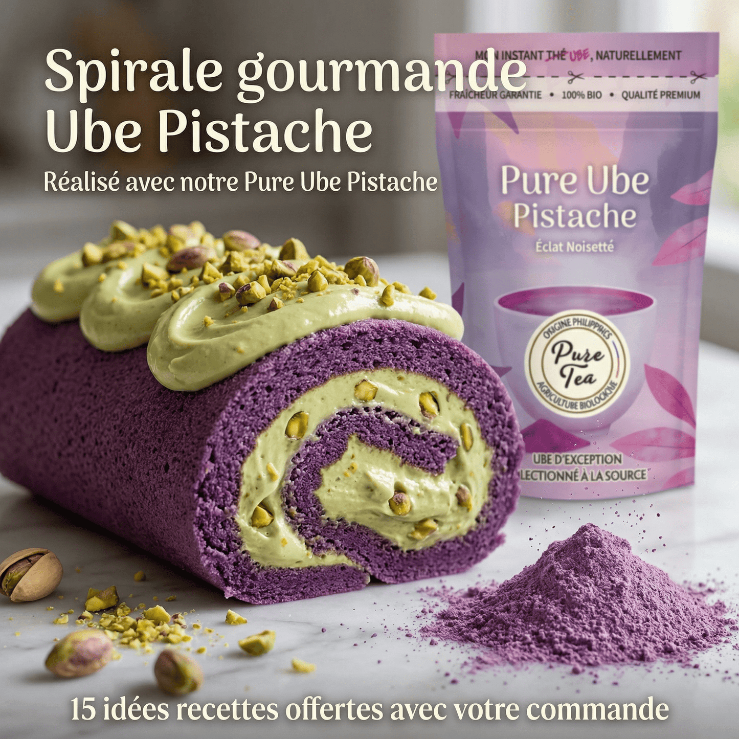 Pure Ube Pistache - Pure Tea