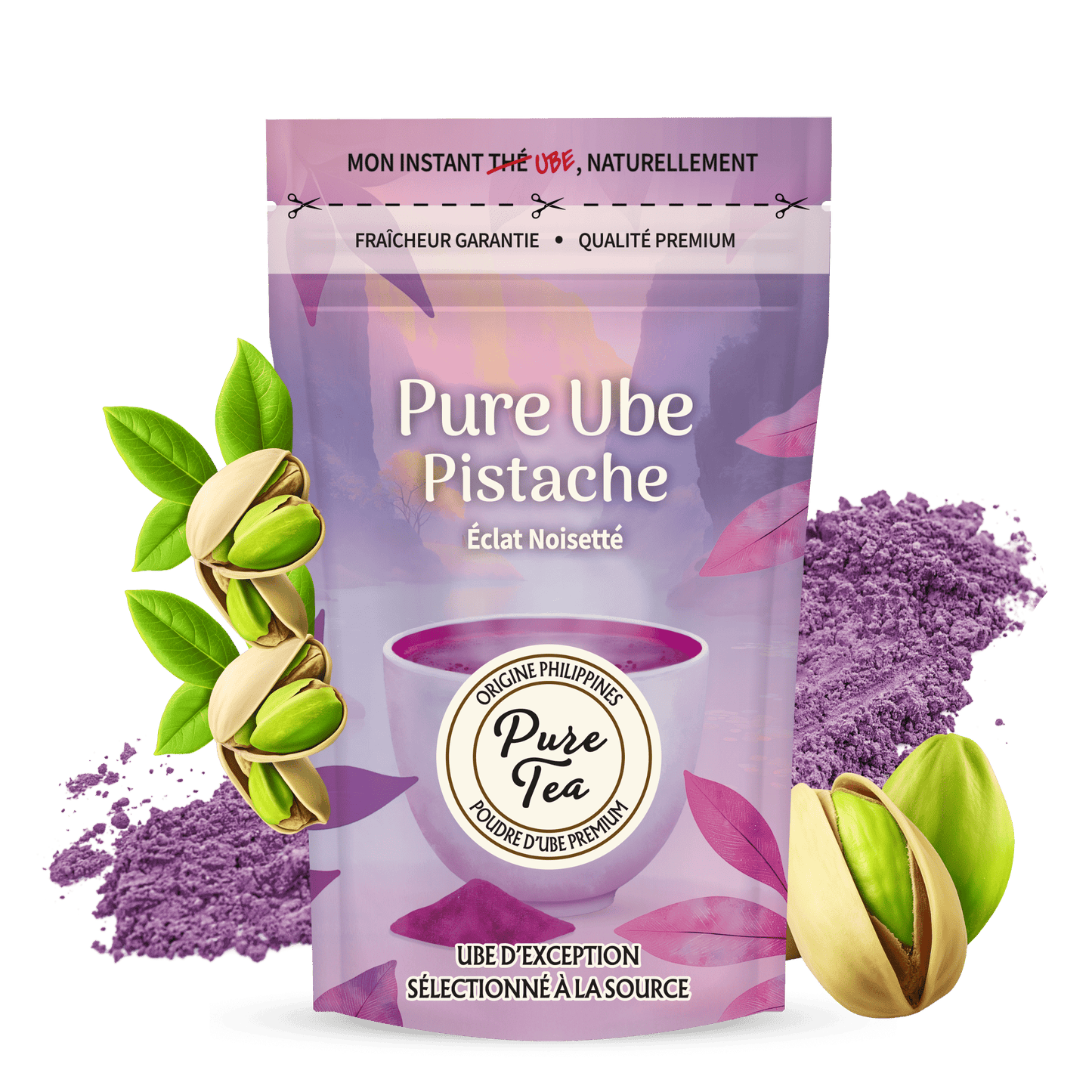 Pure Ube Pistache - Pure Tea