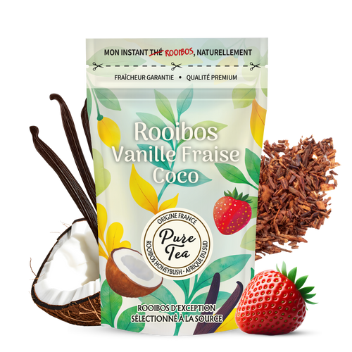Rooibos Vanille Fraise Coco - Pure Tea