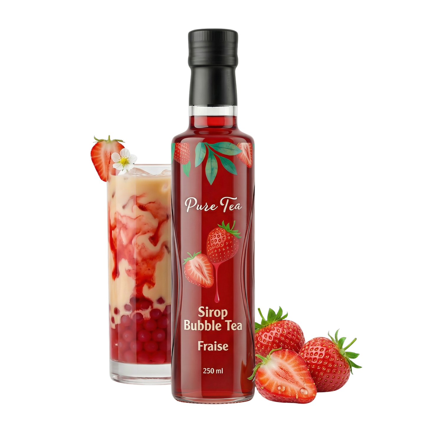 Sirop Bubble Fraise - Pure Tea