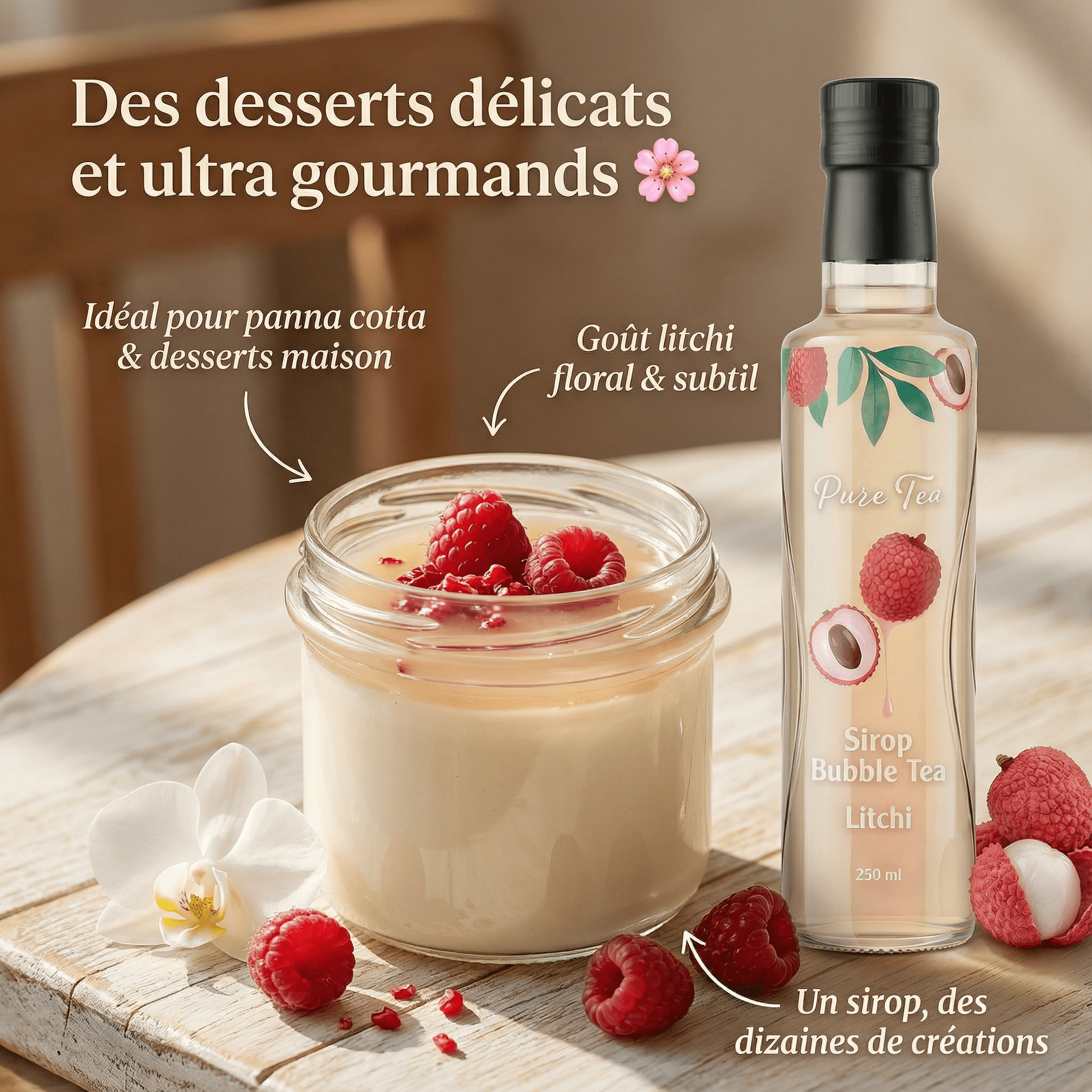 Sirop Bubble Litchi - Pure Tea