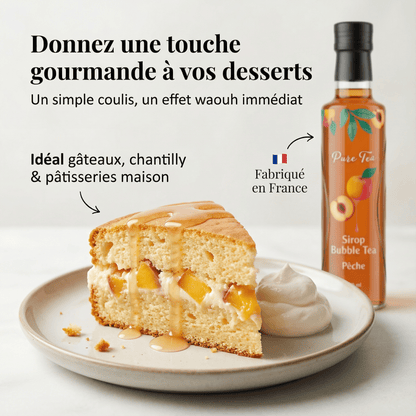 Sirop Bubble Pêche - Pure Tea