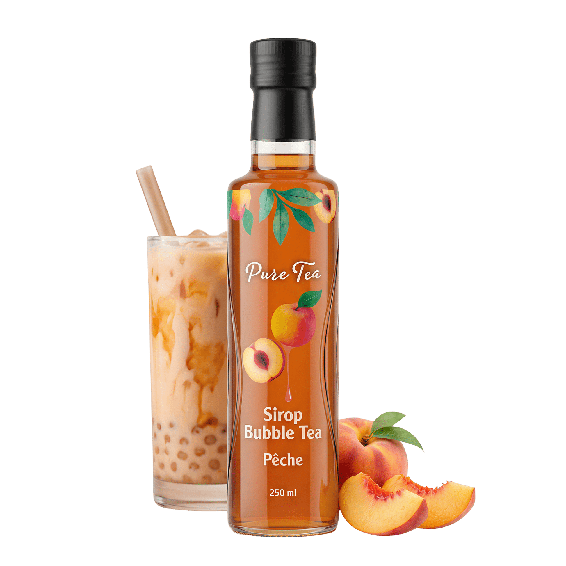 Sirop Bubble Pêche - Pure Tea