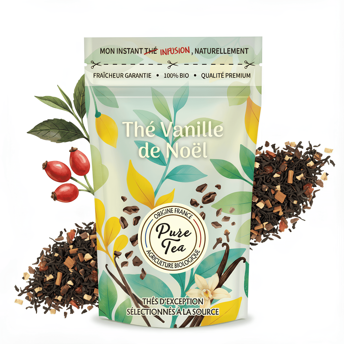 Thé Vanille de Noël Bio - Pure Tea
