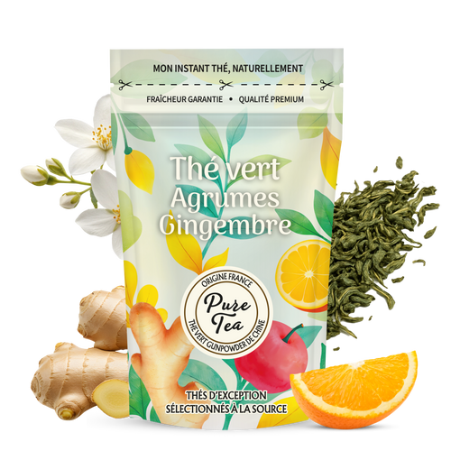 Thé Vert Agrumes Gingembre - Pure Tea
